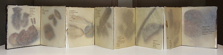 photo of Suze Woolf artist book