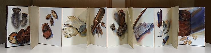 Photo of Suze Woolf artist book
