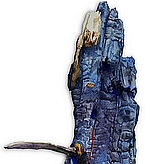 Portion of Suze Woolf painting of burned tree