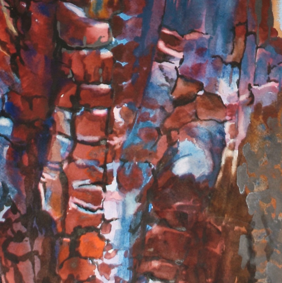 Portion of Suze Woolf painting 