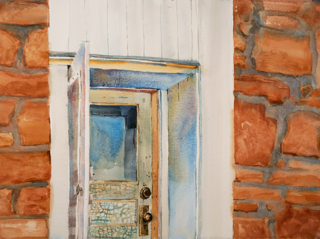 Watercolor painting by Suze Woolf